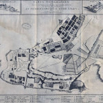A map of the then-Portuguese town of Sacramento, 1731 by Diogo Soares