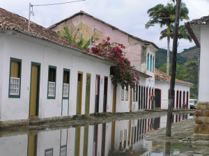A street of Paraty, Brazil. Author and Copyright Marco Ramerini.