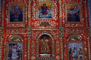 Altar Mayor, Concepción mission, Bolivia. Photo Copyright by Geoffrey A. P. Groesbeck