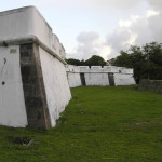 Bastions of the Forte das Cinco Pontas, Recife, Pernambuco, Brazil. Author and Copyright Marco Ramerini