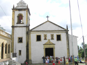 Church of São Cosme and Damião, Igarassu. It's the oldest church of Brazil (1535). Author and Copyright Marco Ramerini.