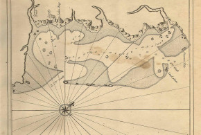 Dutch map of a coast of Mauritius. Johannes van Keulen De Z.O. Haven van 't Eyland Mauritius, Amsterdam 1753