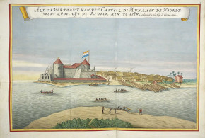 Elmina Castle, Ghana. Atlas Blaeu van der Hem (1665-1668). No Copyright