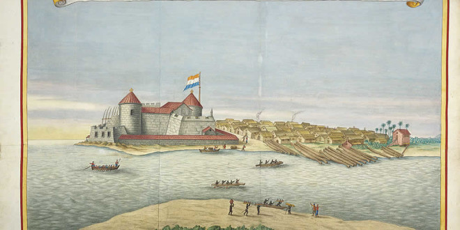 Elmina Castle, Ghana. Atlas Blaeu van der Hem (1665-1668). No Copyright