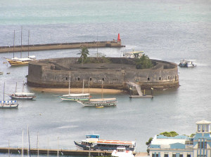 Forte de Nossa Senhora do Pópulo e São Marcelo (Forte do Mar), Salvador (Bahia). Author and Copyright Marco Ramerini