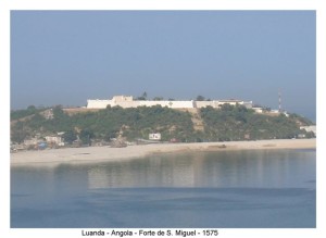 Festung von São Miguel, Luanda, Angola. Author and Copyright Virgilio Pena da Costa.