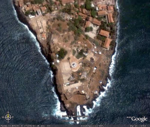 Goree island in Senegal