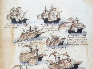 Part of the fleet commanded by Pedro Álvares Cabral, the navigator who discovered Brazil in 1500..