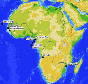 Portuguese speaking communities in Africa today. Author Marco Ramerini