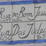 Rua do Bom Jesus (Rua dos Judeus during Dutch rule),Recife, Pernambuco, Brazil. Author and Copyright Marco Ramerini