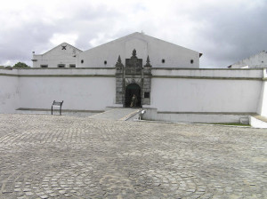 The entrance gate of Forte do Brum, Recife. Author and Copyright Marco Ramerini.