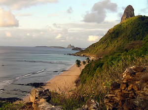 The view from the Forte de São Pedro do Boldró, Praia do Boldró, Fernando de Noronha. Author and Copyright Marco Ramerini