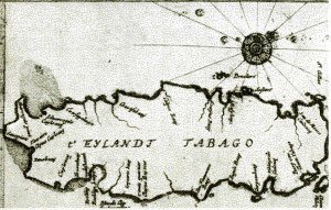 Tobago. Anonymous map of 1665