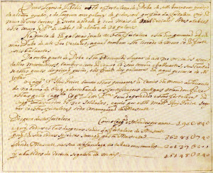 Doba. Text of the document from Prof. Rui Carita Lyvro de Plantaforma das Fortalezas da Índia