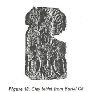Fig. 10 Clay tablet from burial C5
