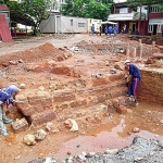 Malacca fort wall excavation. Author and Copyright Martin Carvalho and Damian Gerard Sta. Maria