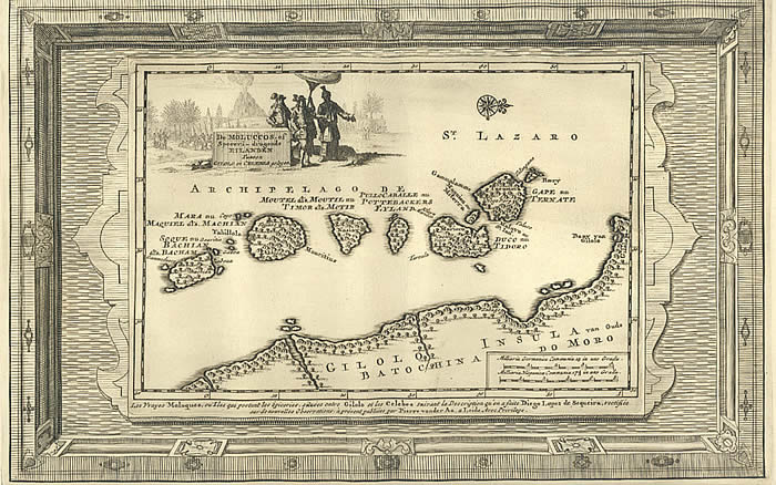 Moluccas 1714.