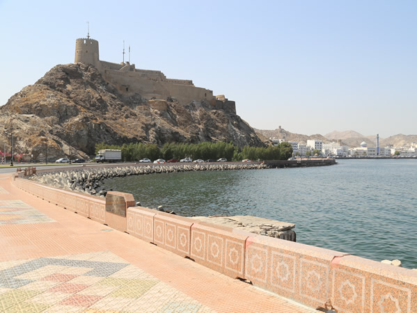 Mutrah Fort, Oman. Author and Copyright João Sarmento