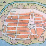 Old Map of Bassein (Vasai)