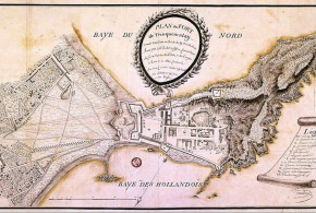 Plano de Fort Trincomalee, feita pelo Chevalier de Suffren em agosto 1782