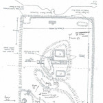 Plan of the fort from the survey done in 1946