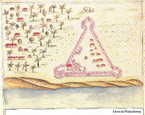 Portuguese fort of Sibo from Prof. Rui Carita Lyvro de Plantaforma das Fortalezas da Índia