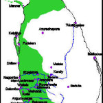 Portuguese territorial expansion in Ceylon 1600. Author and Copyright Marco Ramerini