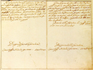 Quelba and Corfação. Text of the document from Prof. Rui Carita Lyvro de Plantaforma das Fortalezas da Índia