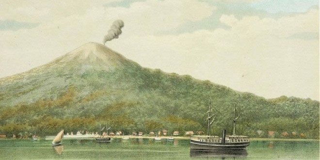 Ternate (1883-1889), Molucas, Indonésia. Autor Tropenmuseum of the Royal Tropical Institute (KIT). Licensed under the Creative Commons Attribution-Share Alike