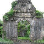 O Portão de entrada para a cidadela da fortaleza. Baçaim (Vasai). Autor e Copyright Sushant Raut