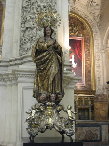Virgin Mary in Seville Cathedral