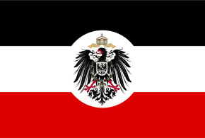 Dienstflagge des Reichskolonialamts (Reichskolonialamt ), Deutsches Reich 1892-1918. Aurthor David Liuzzo. Licensed under the Creative Commons Attribution