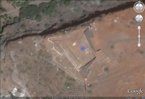 Fortaleza Sao Filipe, Santiago, Cape Verde. Google Earth