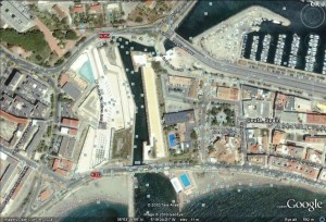 Fortaleza de Ceuta, Spanish Africa. Google Earth
