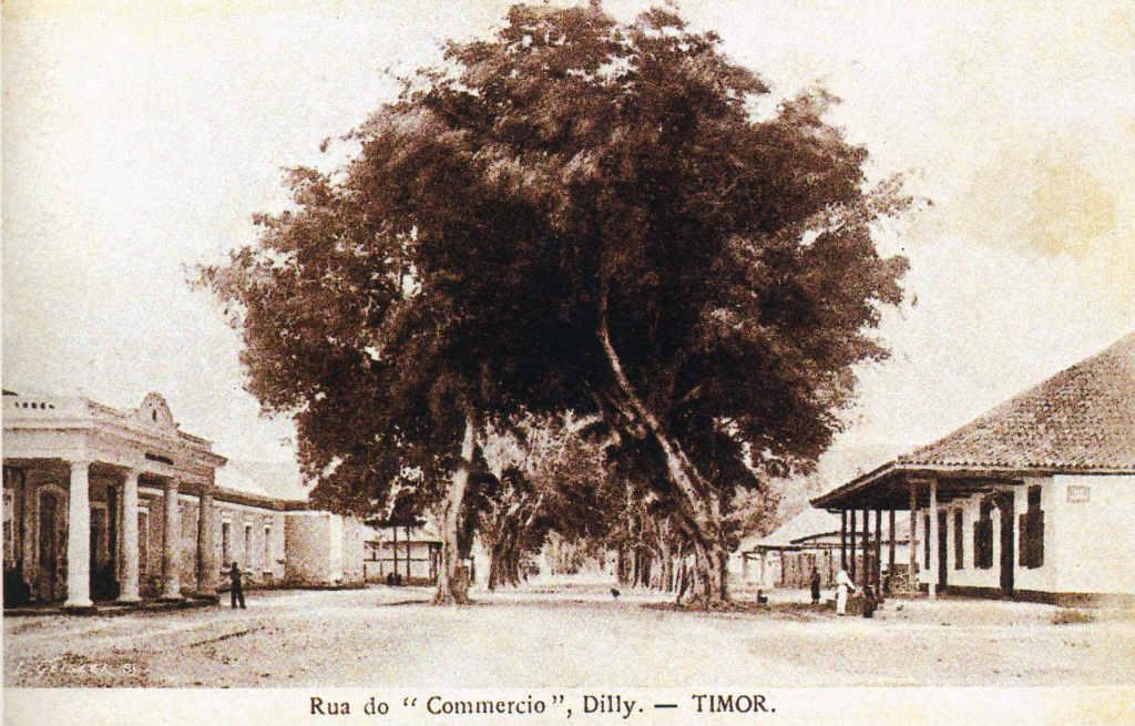 Díli, Rua do Commercio em 1870