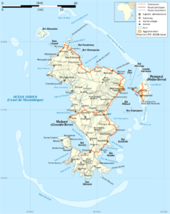 Landkarte von Mayotte