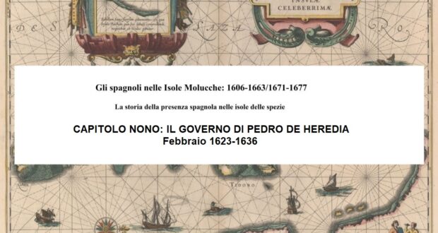 CAPITOLO NONO: IL GOVERNO DI PEDRO DE HEREDIA, Febbraio 1623-1636
