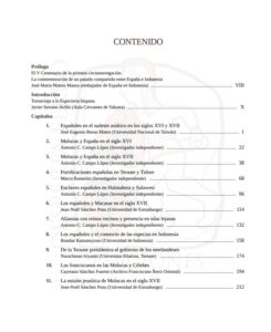En el Archipiélago de la Especiería. España y Molucas en los siglos XVI y XVII. Index 1