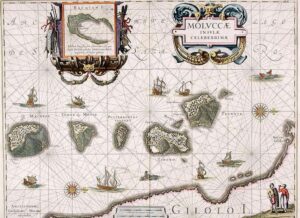 Mappa delle Molucche, 1630